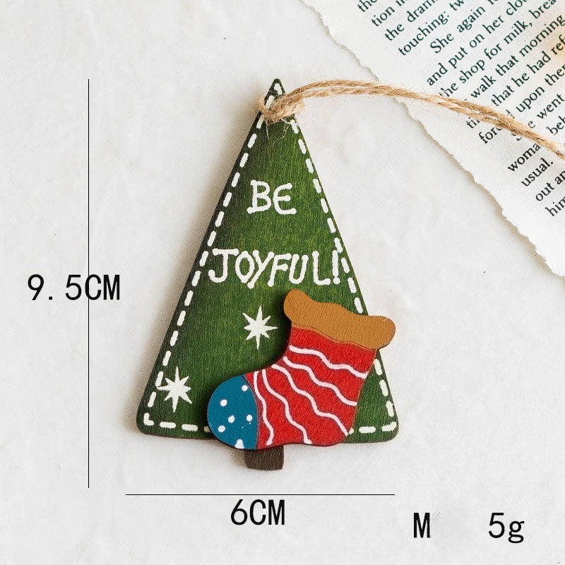 Cute Merry Christmas Tree Wall Hanging