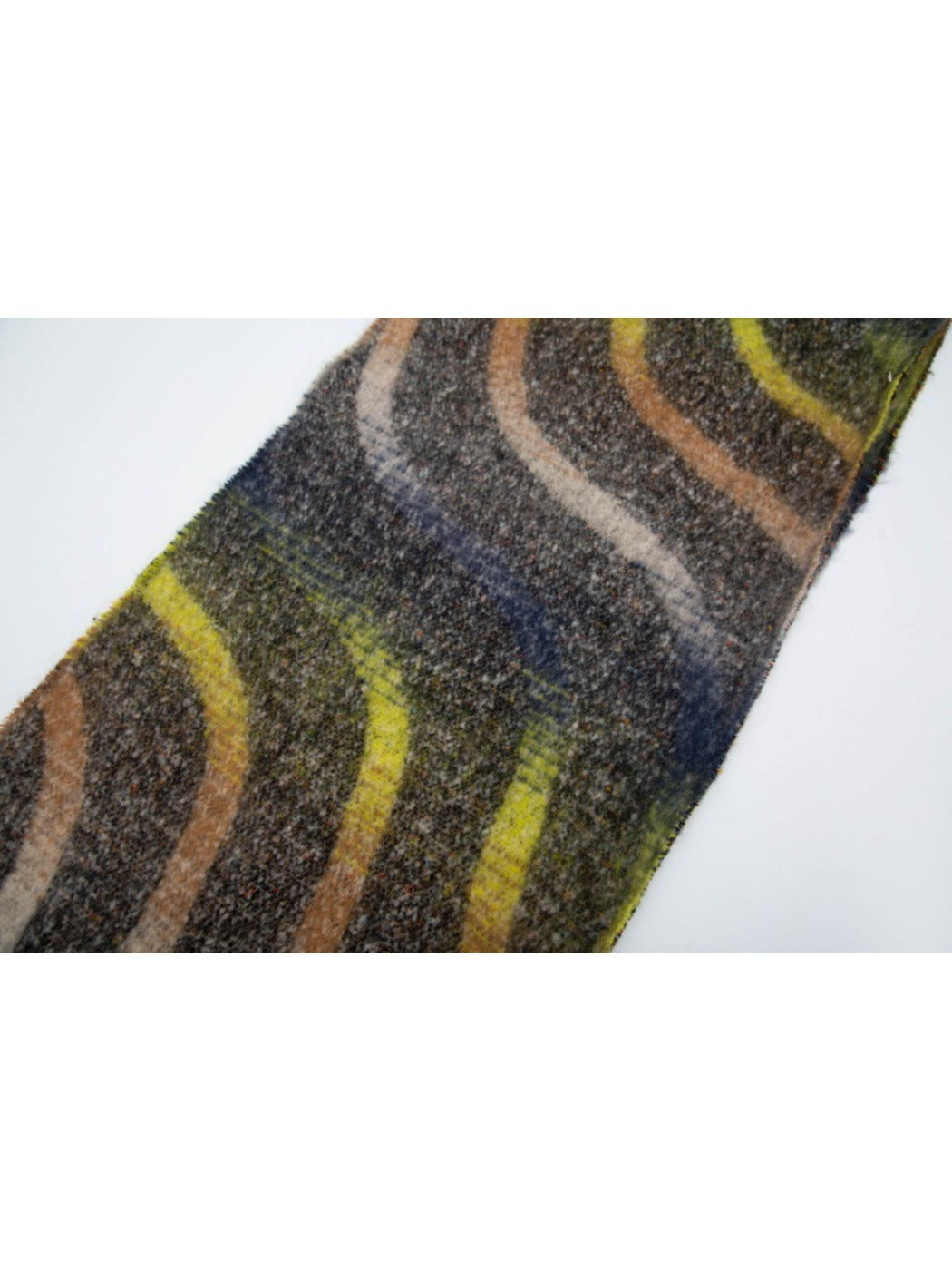 Scarvii - Winter Tassel Scarf with Colorful Wavy Jacquard