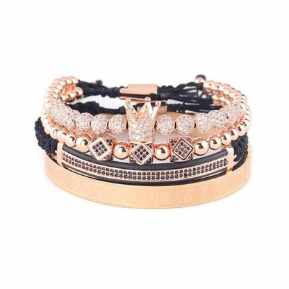 Stainless Steel Royal Bangle Set
