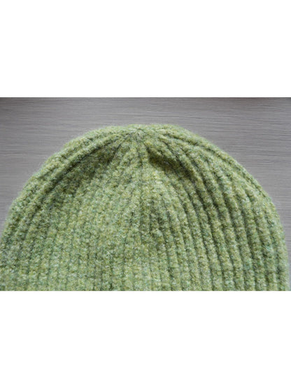 Haila - Knitted Beanie with Butterfly Embroidery