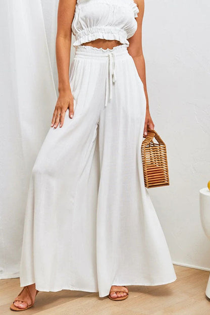 women's casual wide leg loose fashion trousers