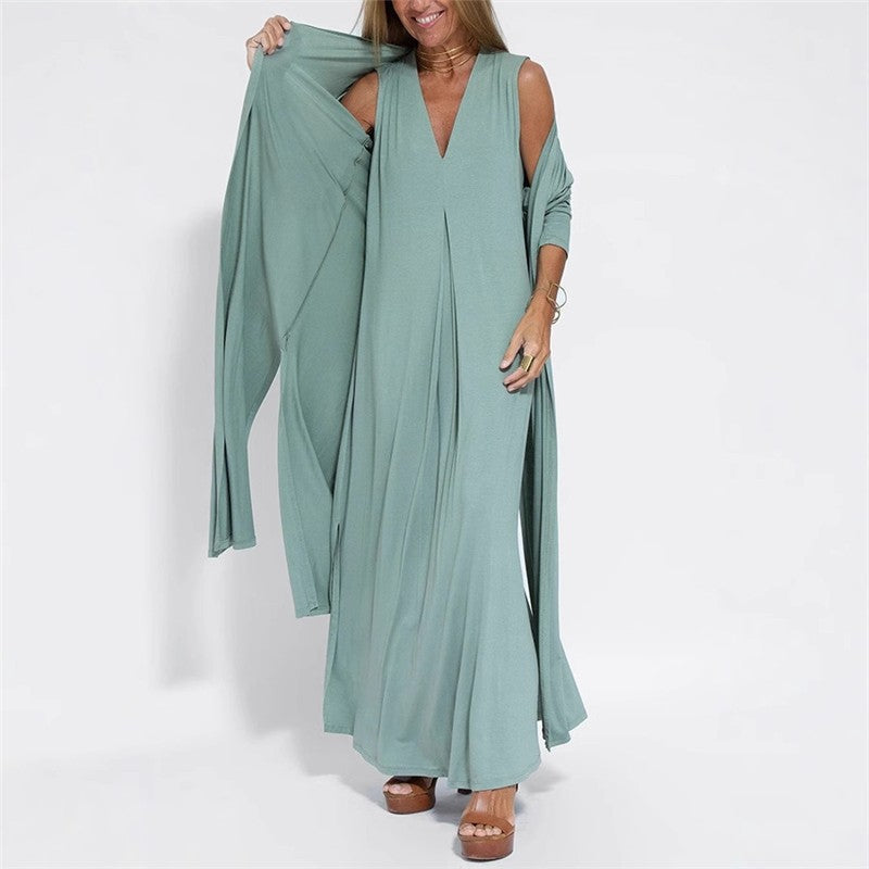 Stylish Irregular Top And Pants Set