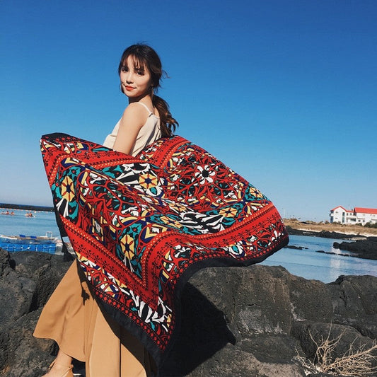 Long Printed Scarf