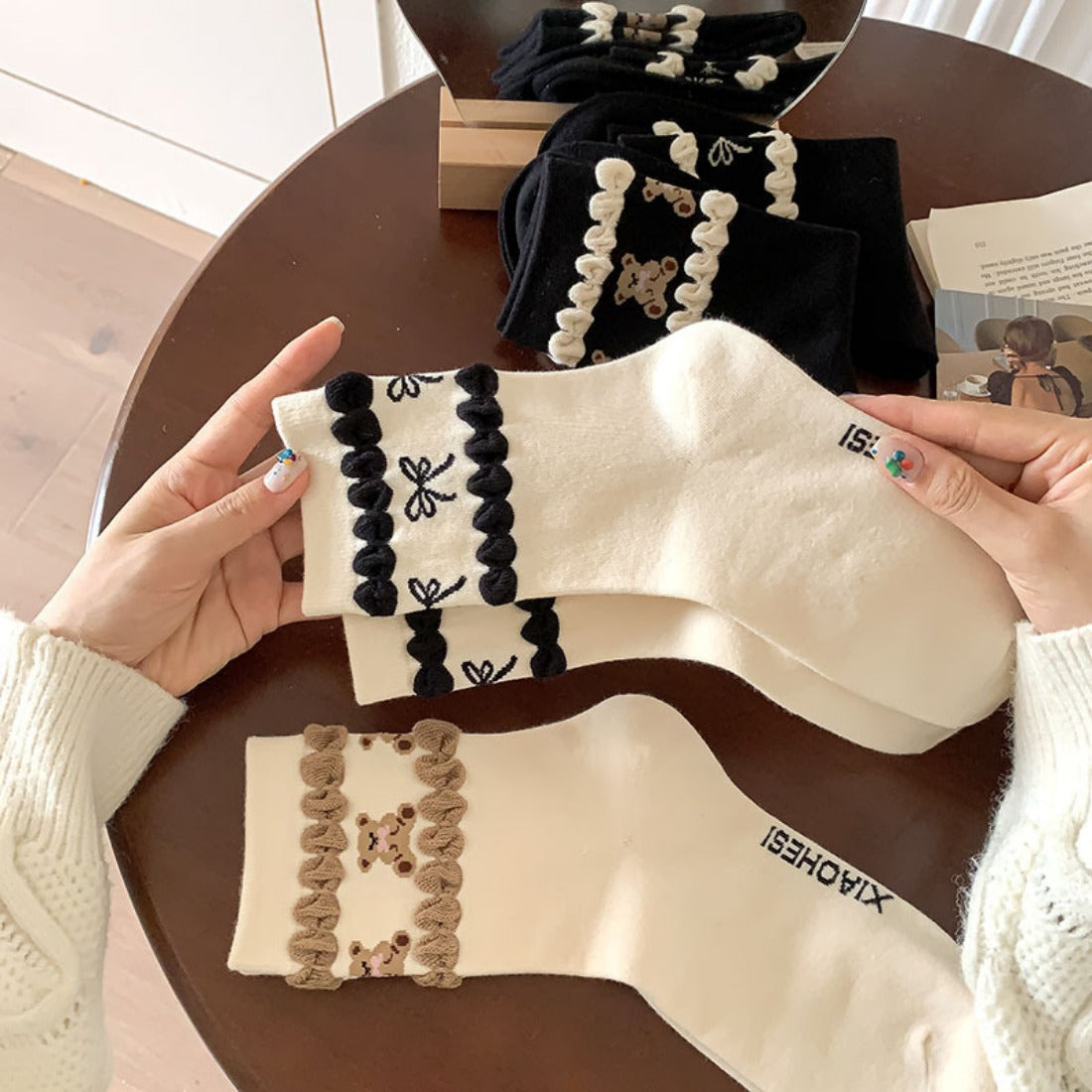 Rufia - Bubble Lace Cute Women's Socks