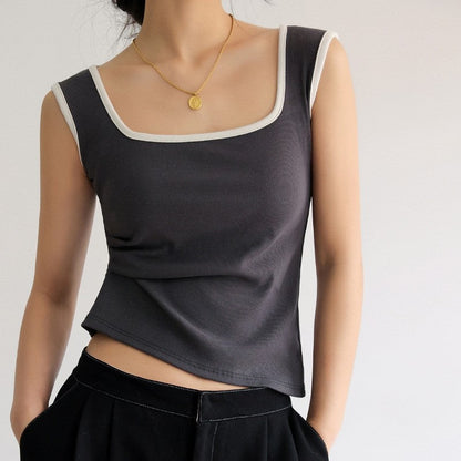 The Little Knitted Camisole With V Neck