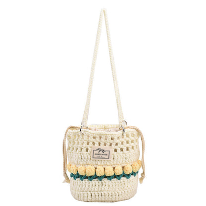 Crochet Granny Square Bag Tulip Wool Packet