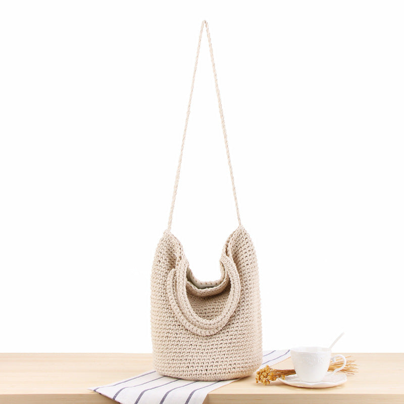 Crochet Market Bag One Shoulder Woven Bag