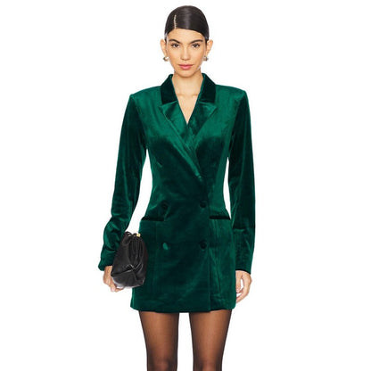 Loose Dress Lapel Coat