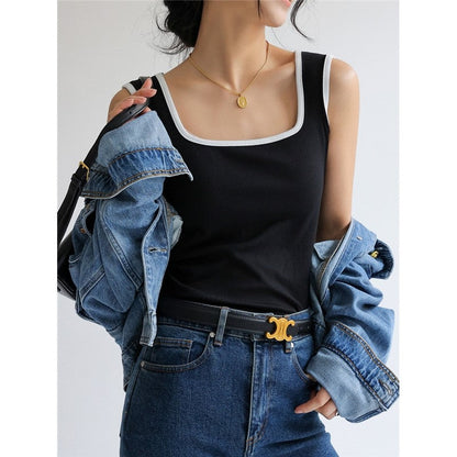 The Little Knitted Camisole With V Neck