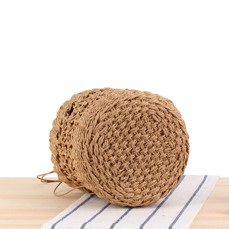 Crochet Market Bag Bucket Woven Bag