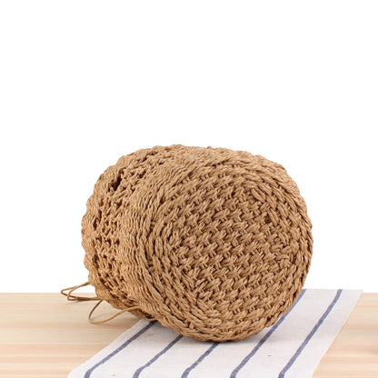 Crochet Market Bag Bucket Woven Bag