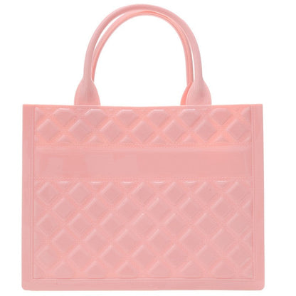 Large Capacity Solid Color Tote Handbag