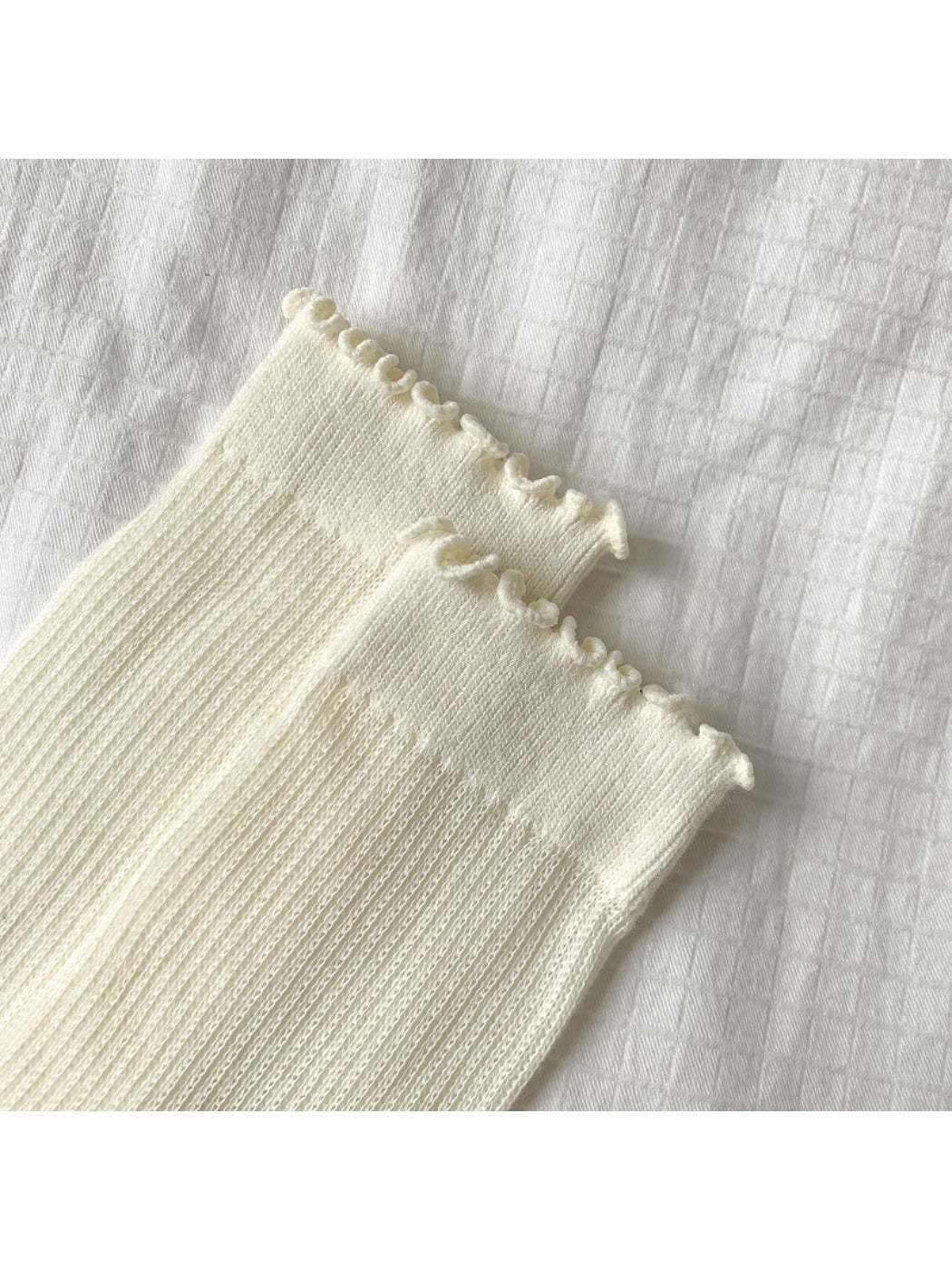 Rufia - Basic Ribbed Knee-High Socks for Women