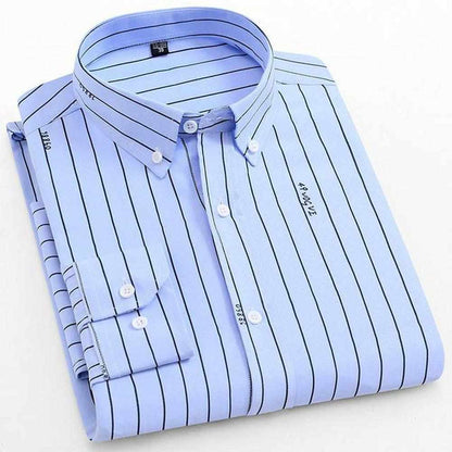 Saint Morris Long Sleeve Striped Shirt