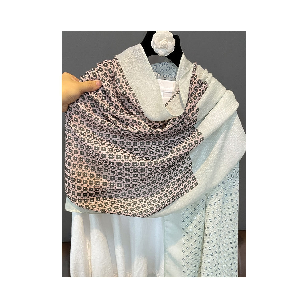 Linen Printed Sun-Proof Warm Shawl Scarf
