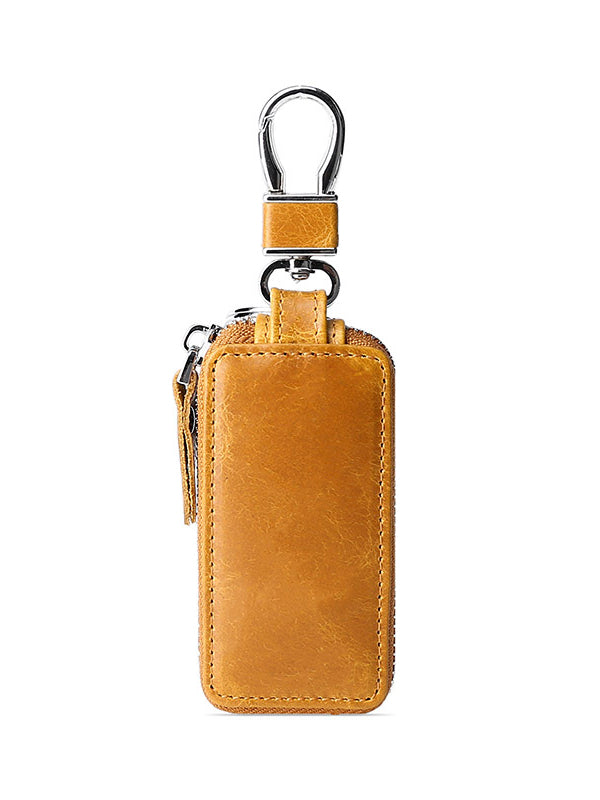 Solid Simple Durable  Car Key Bag Keychain Wallet