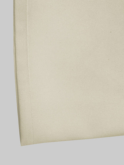 High Waisted Loose Contrast Pleated Pocket Pants Cotton Blend