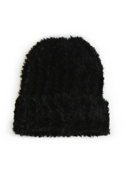 Haila - Colorful Button Knitted Earflap Beanie