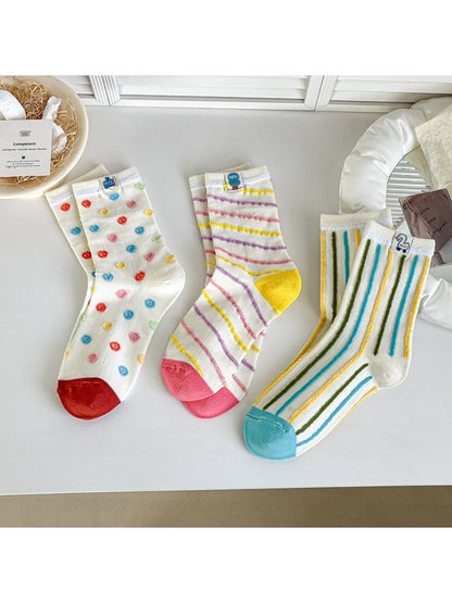 Rufia - Playful Cartoon Crew Socks