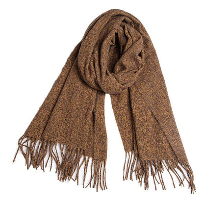 Winter Thick Warm Shawl Tassel Soft Scarf