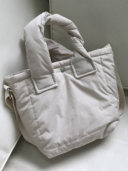Simple Casual Padded 6 Colors Handbag