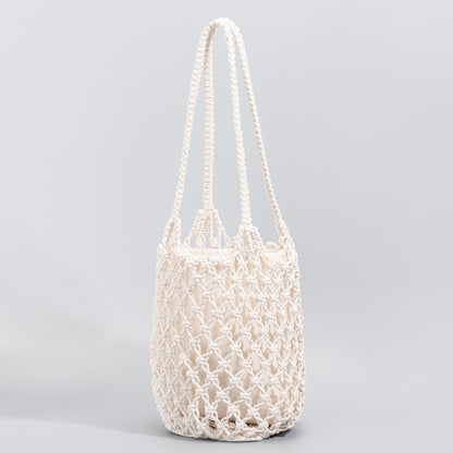 Fashion Hollow Out Bucket Shoulder Bag