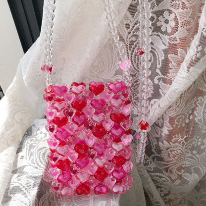 Jelly Love Beads Mini Shoulder Bag