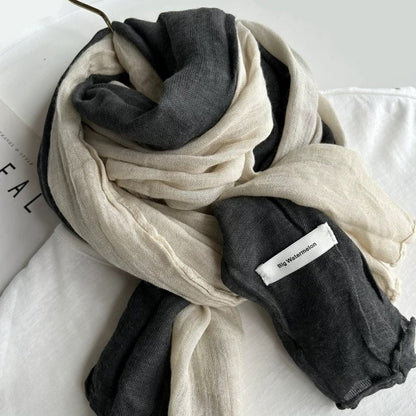 Scarvii - Big Color-Block Scarf - All-Season Style