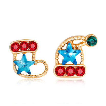 Christmas Alloy Cartoon Style Bell Earrings