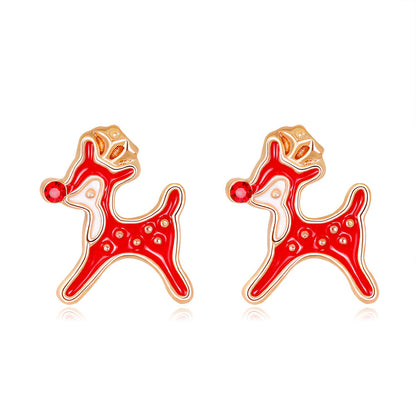 Christmas Alloy Cartoon Style Bell Earrings