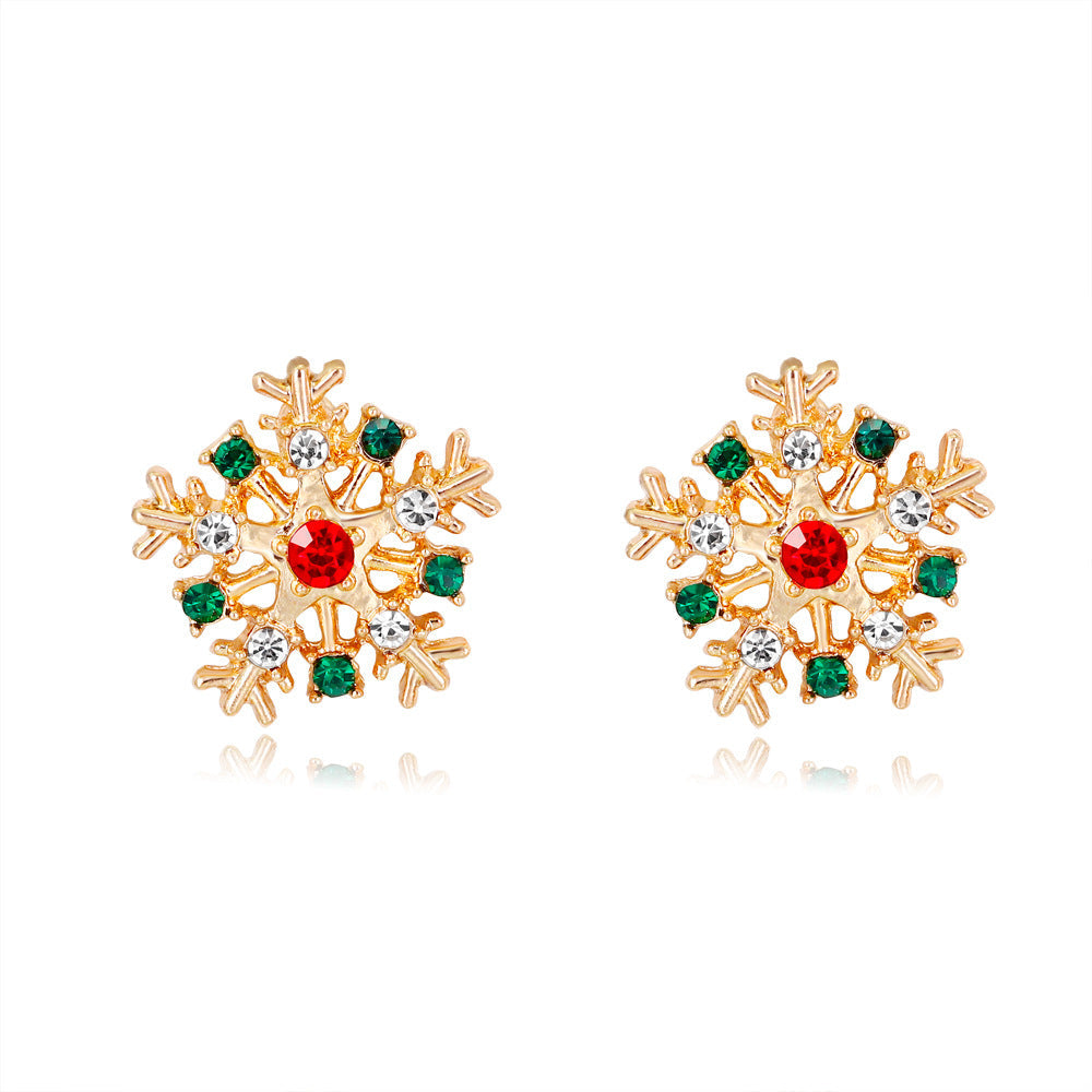 Christmas Alloy Cartoon Style Bell Earrings