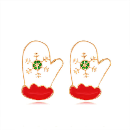 Christmas Alloy Cartoon Style Bell Earrings