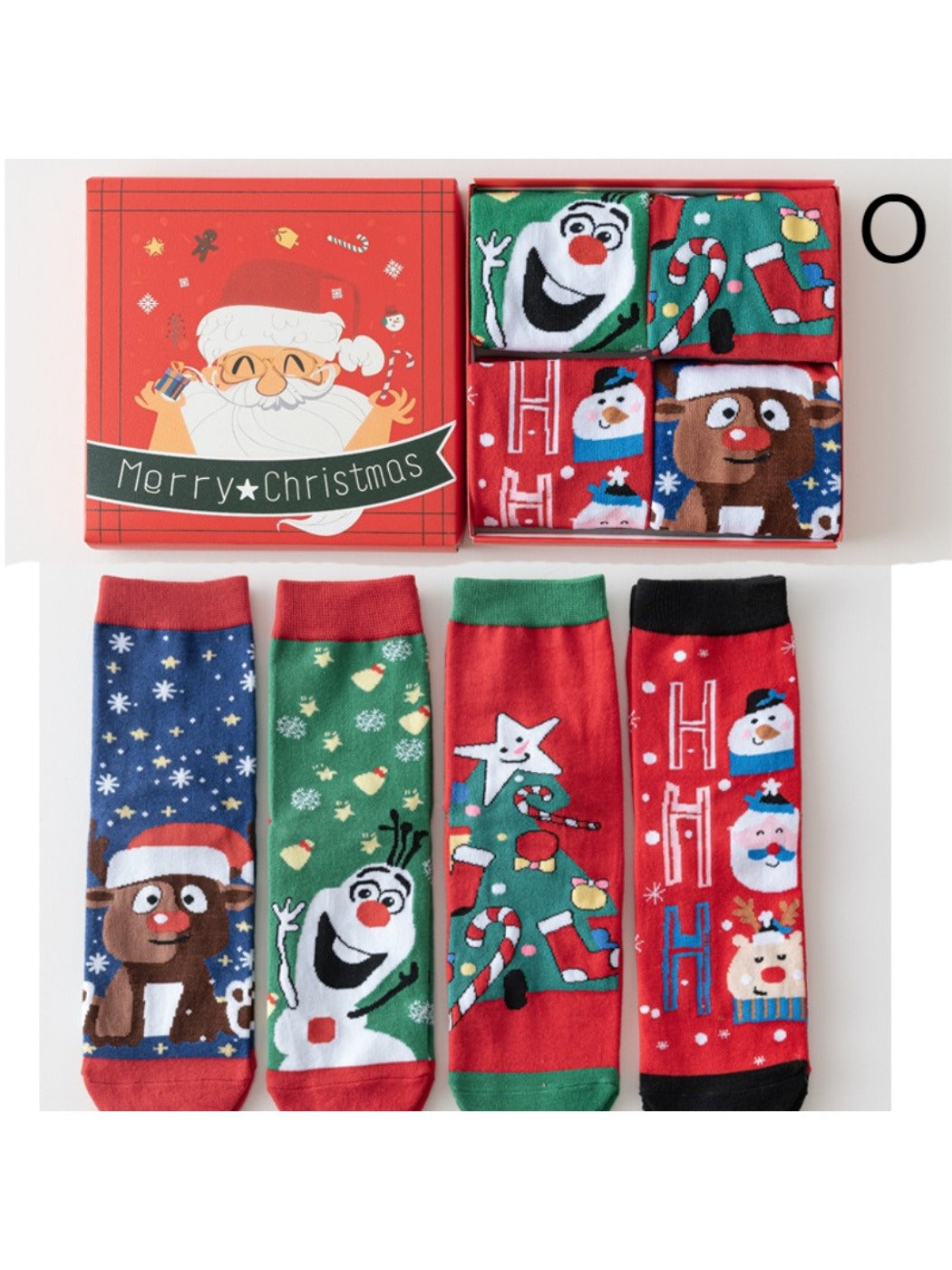 Rufia - Christmas Socks Gift Box Set - Cute &amp; Festive