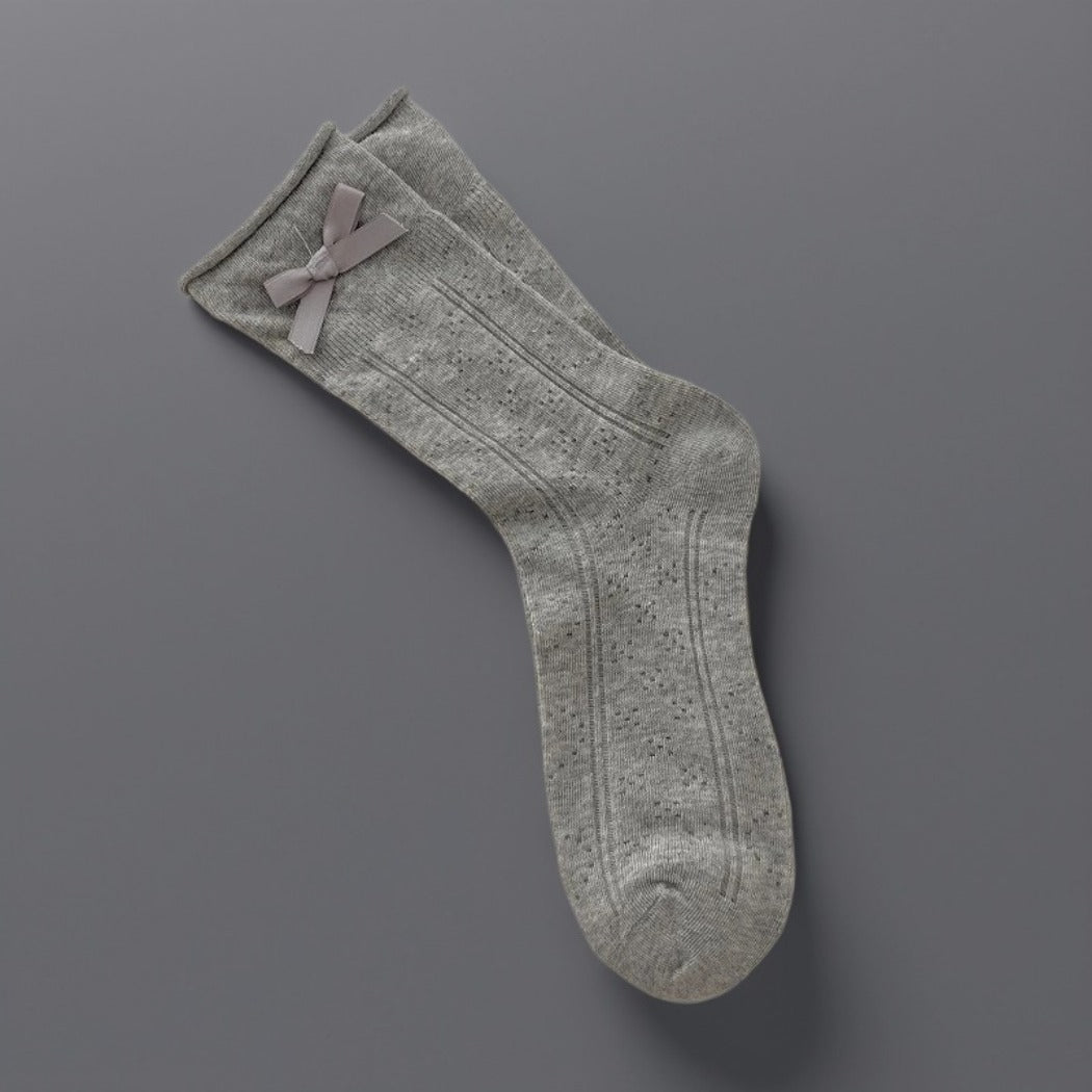 Rufia - Ruffle-Trim Floral Crew Socks