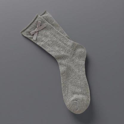 Rufia - Ruffle-Trim Floral Crew Socks