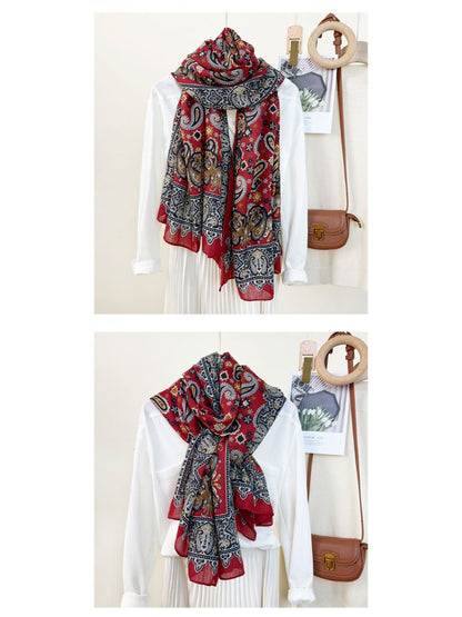 Scarvii - Bohemian Paisley Shawl Scarf for Women