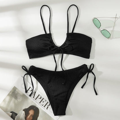 Women's Halter Tie Bikini Swimsuit