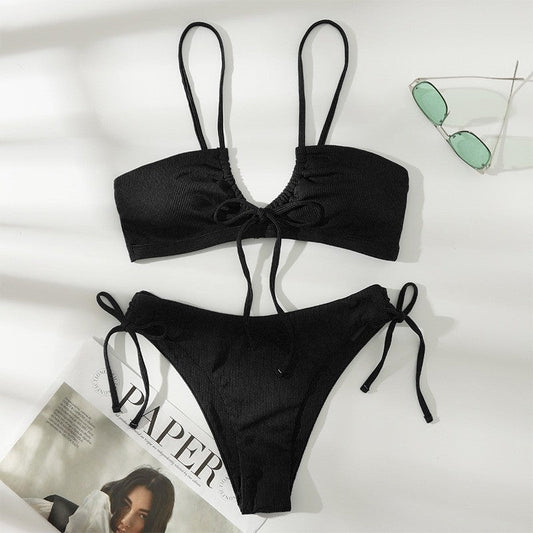 Women's Halter Tie Bikini Swimsuit
