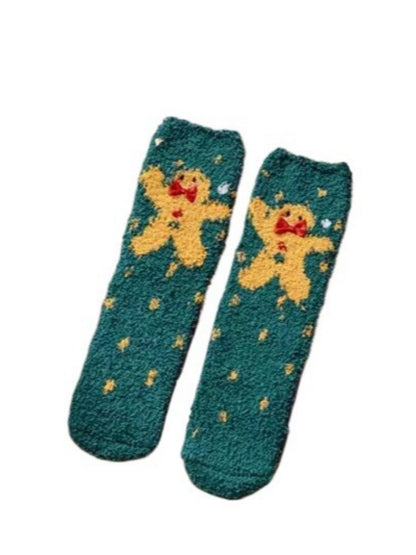 Rufia - Christmas Vibe Thickened Mid-calf Socks – 6 Options