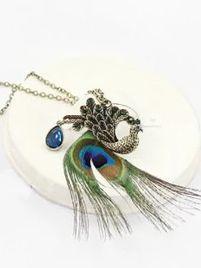 European And American Fashion Jewelry Bohemia Phoenix Sweater Chain Korean Version Full Of Drilled Sparrow Necklace