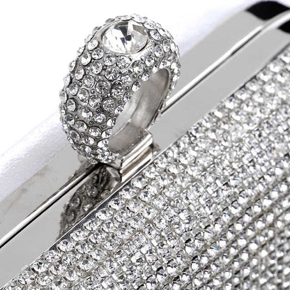 Rhinestone Tasseled Party Handbag