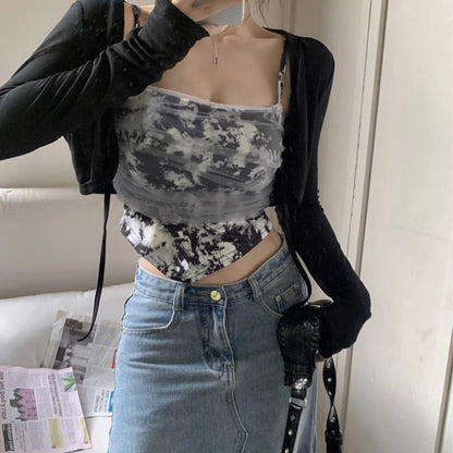 Vesty - Sexy Mesh Layering Cami Top - Fashion &amp; Artistic