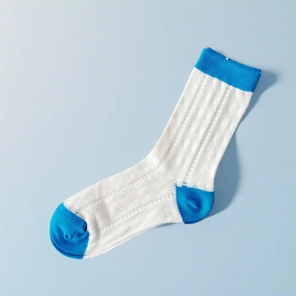 Rufia - Summer Colorful Mesh Crew Socks