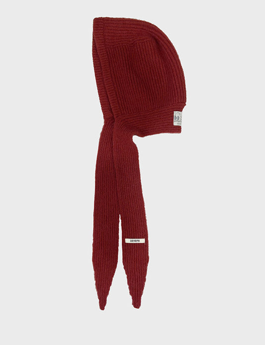 Winter Knitted Balaclava Hooded Scarf Beanie Hat