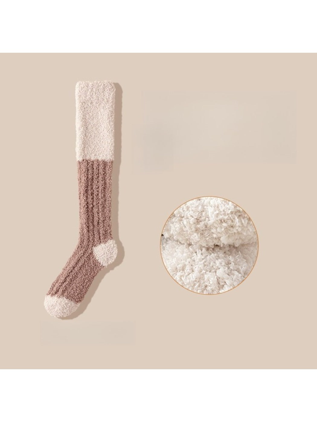 Rufia - Cozy Coral Fleece Thermal Sleeping Socks