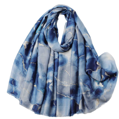 Scarvii -  Shimmer Print Scarf - Elegant &amp; Trendy