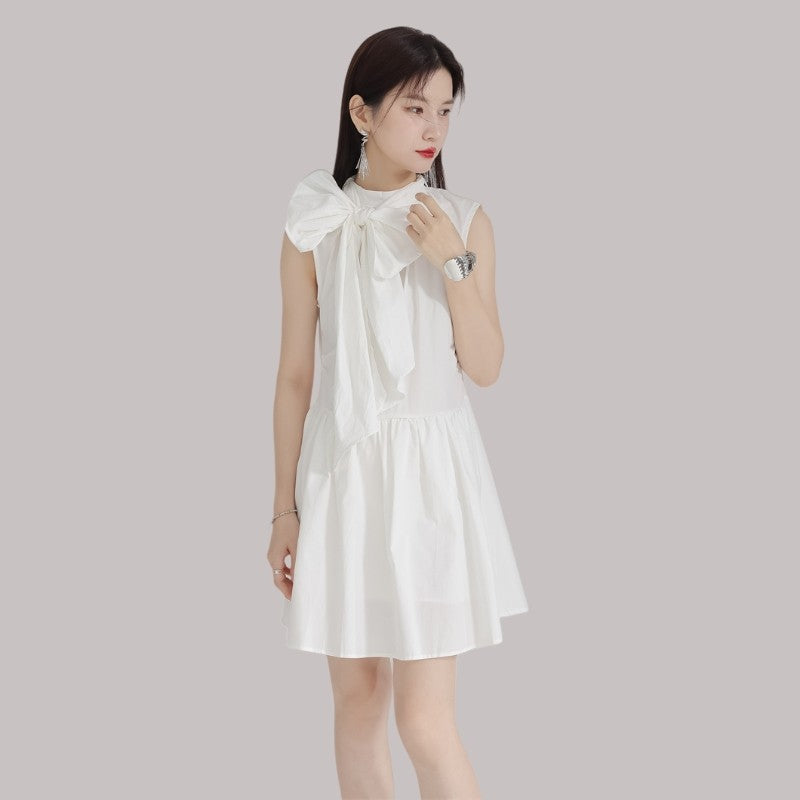 Bow Knot Short Dress