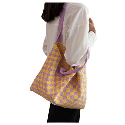 Crochet Tote Bag Large Capacity Tote Bag