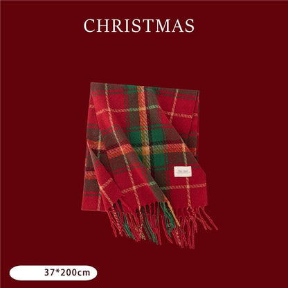 Warm Classic Christmas Festival Winter Shawl Scarves