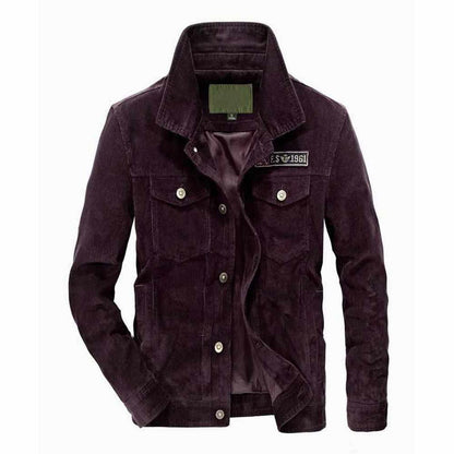 Sky Madrid Corduroy Button-Up Jacket